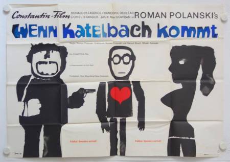 Cul-de-sac original release german double panel movie poster